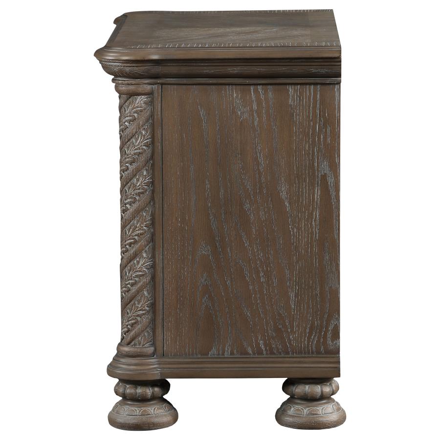 (image for) Emmett 3-drawer Nightstand Walnut