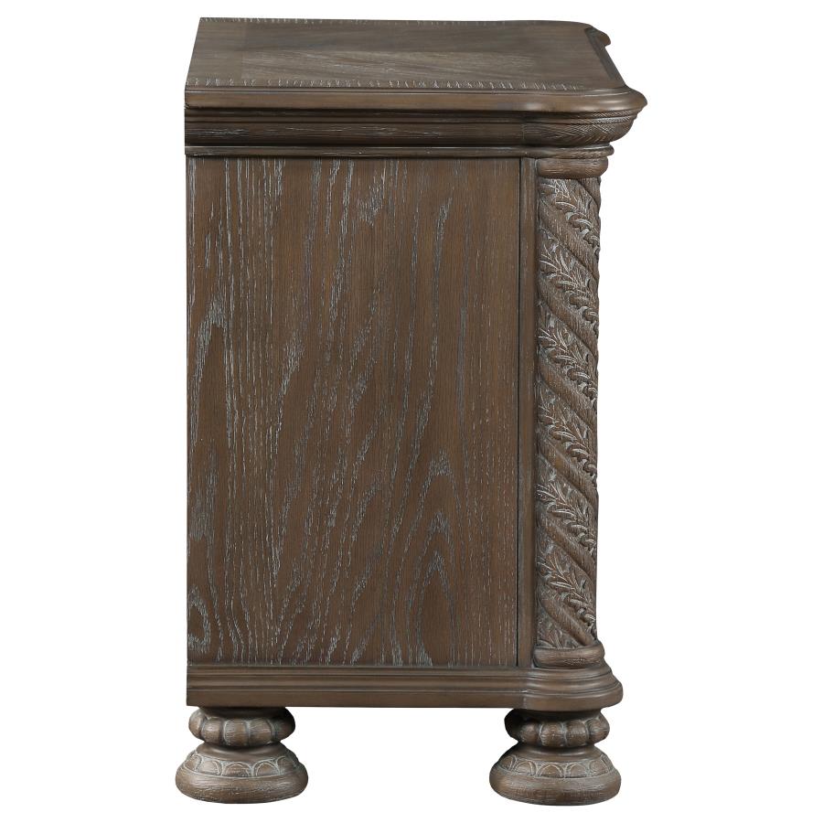 (image for) Emmett 3-drawer Nightstand Walnut