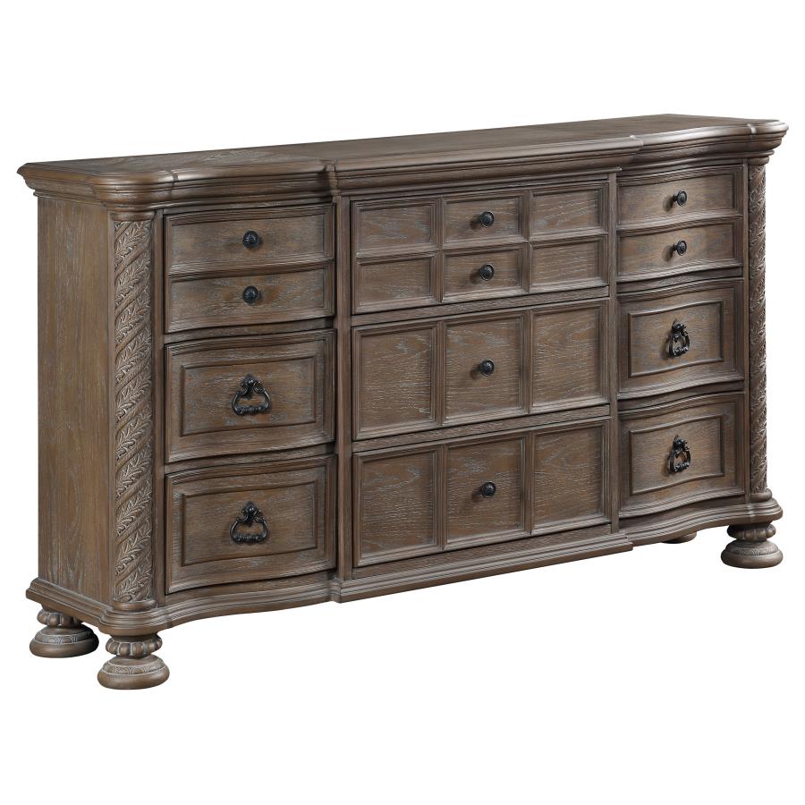 (image for) Emmett 9-drawer Dresser Walnut - Click Image to Close