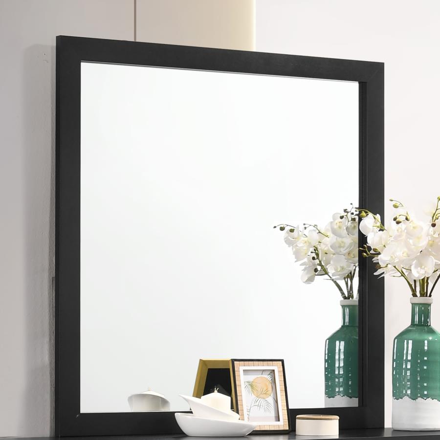 (image for) Kendall Dresser Mirror Black