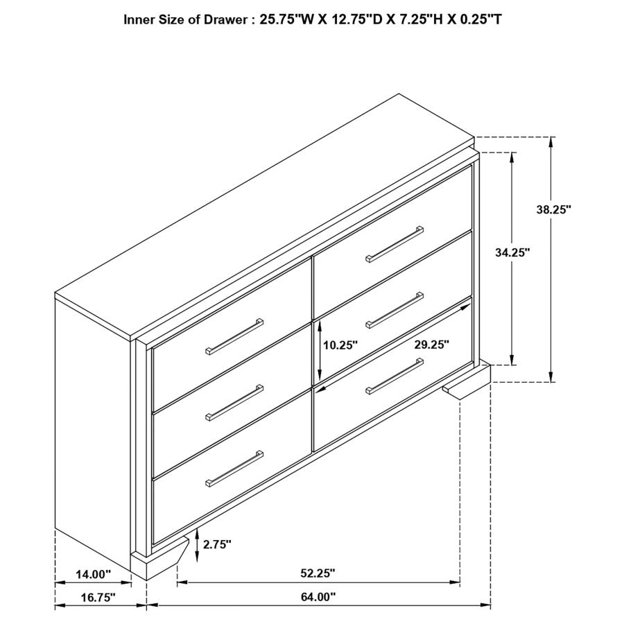 (image for) Baker 4-piece Queen Bedroom Set Light Taupe