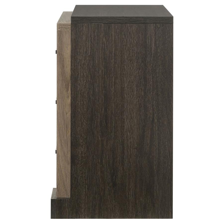 (image for) Baker 3-drawer Nightstand Light Taupe