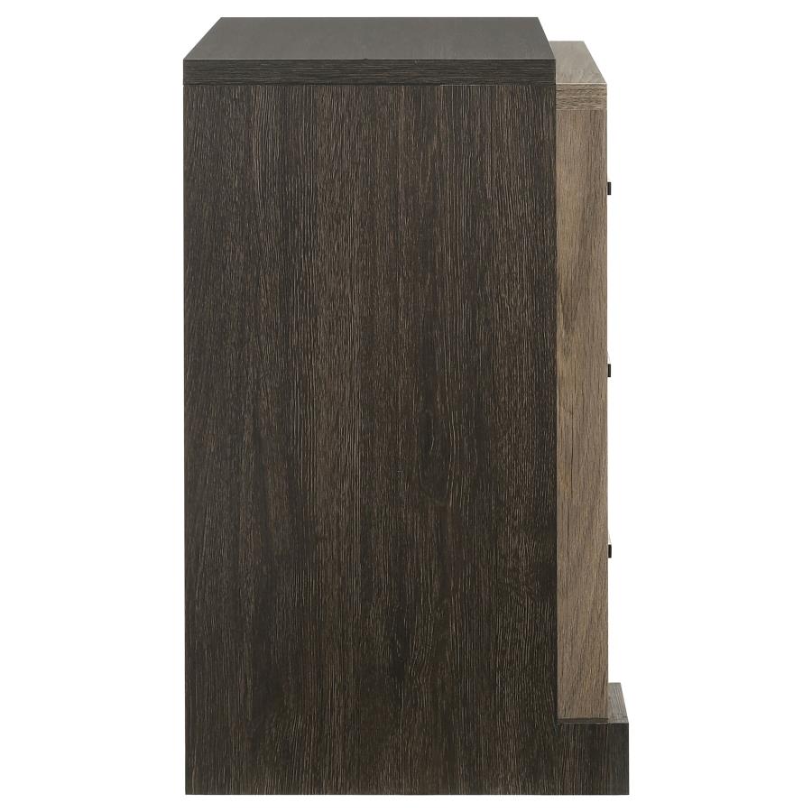 (image for) Baker 3-drawer Nightstand Light Taupe