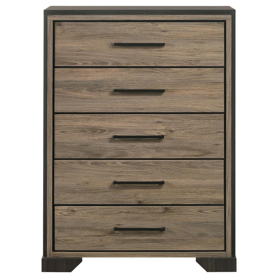 (image for) Baker 5-drawer Bedroom Chest Light Taupe