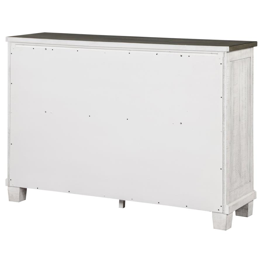 (image for) Lilith 7-drawer Dresser Distressed White