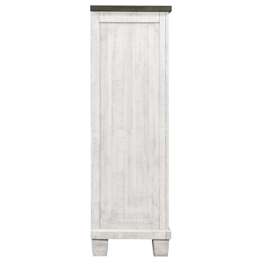 (image for) Lilith 5-drawer Bedroom Chest Distressed White