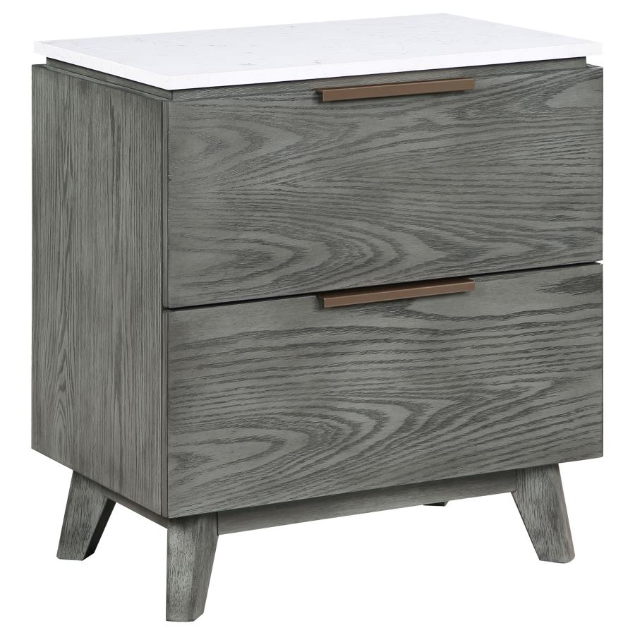 (image for) Nathan 4-piece California King Bedroom Set Grey