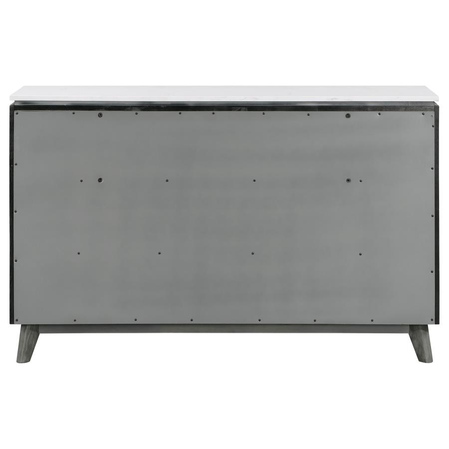 (image for) Nathan 6-drawer Dresser Grey