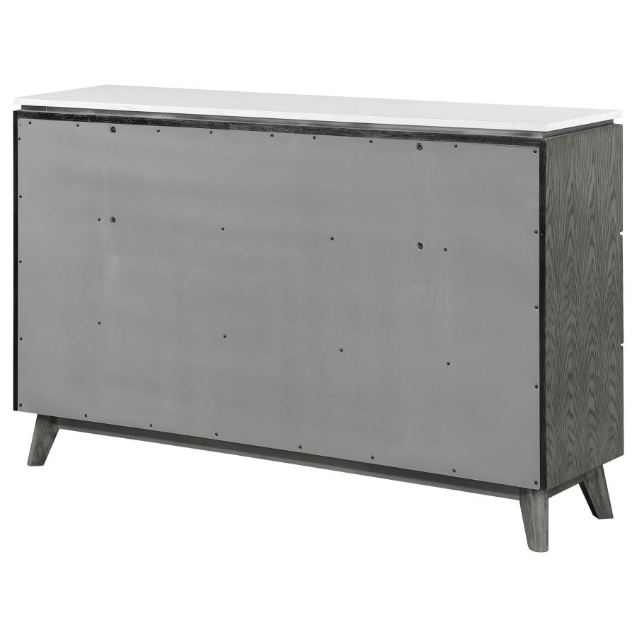 (image for) Nathan 6-drawer Dresser Grey