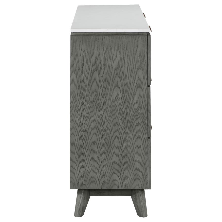 (image for) Nathan 6-drawer Dresser Grey