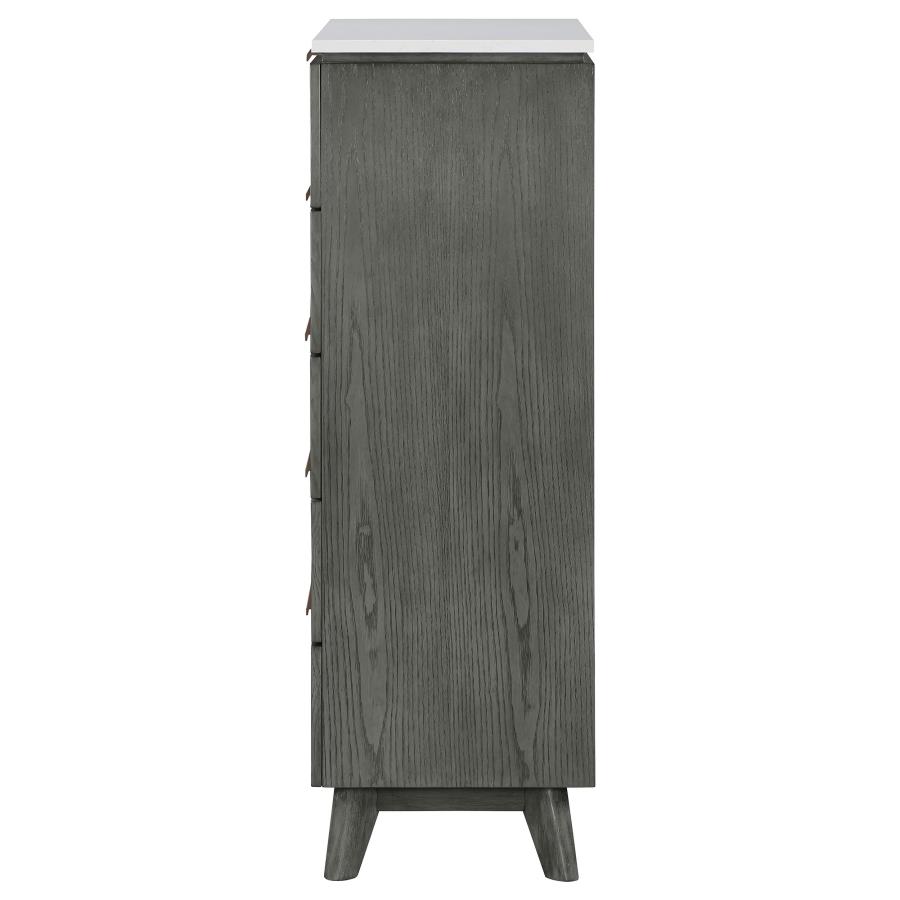 (image for) Nathan 5-drawer Bedroom Chest Grey