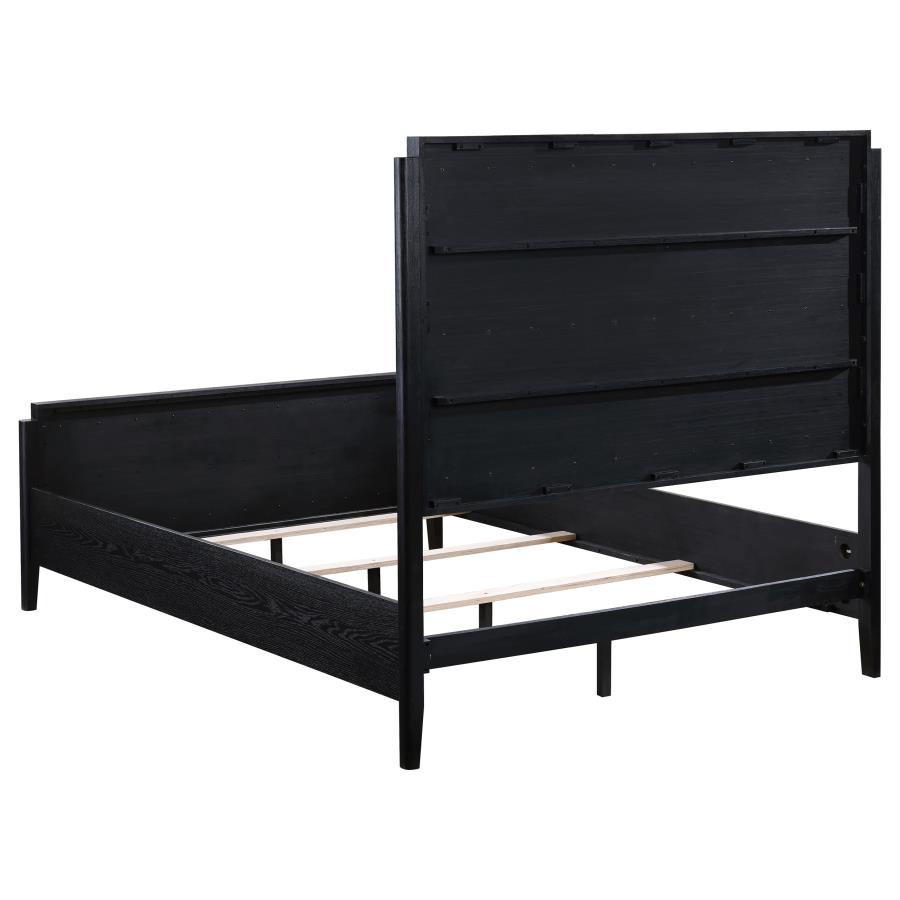 (image for) Brookmead 60-inch Upholstered Eastern King Bed Black