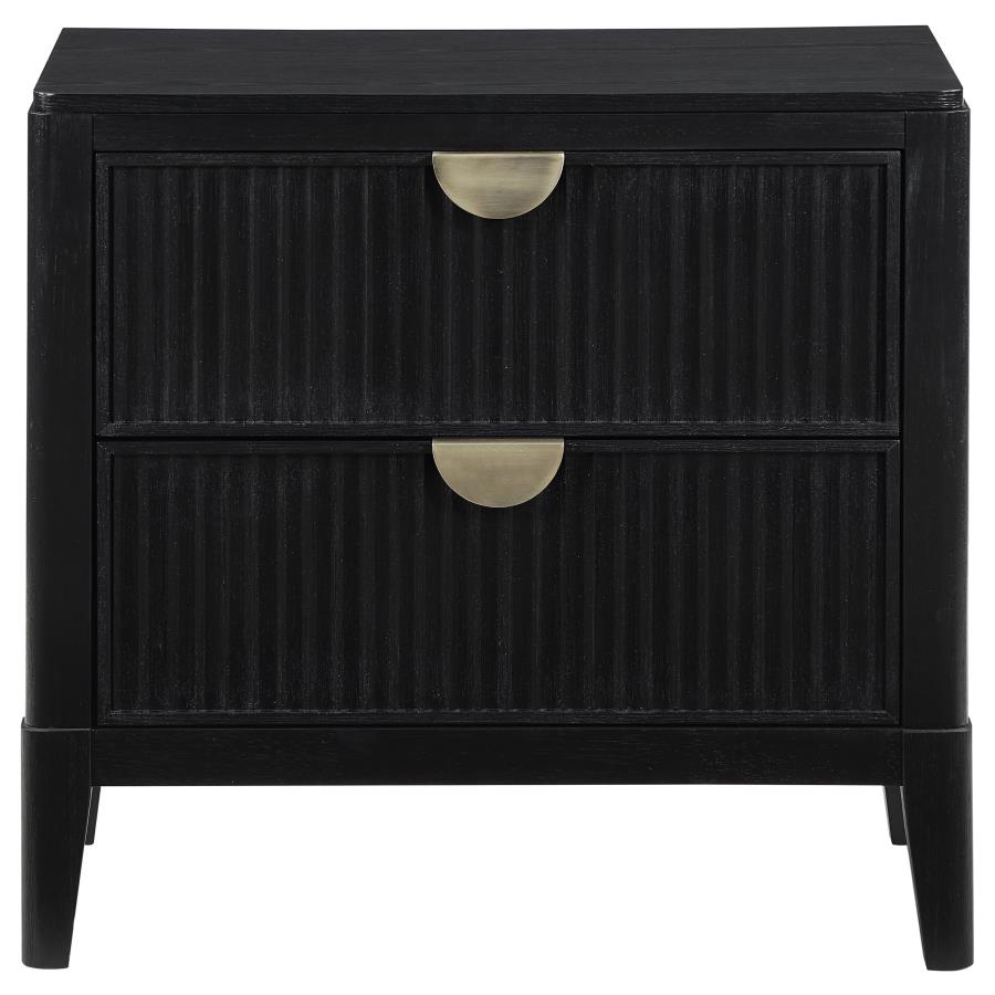 (image for) Brookmead 2-drawer Nightstand Black