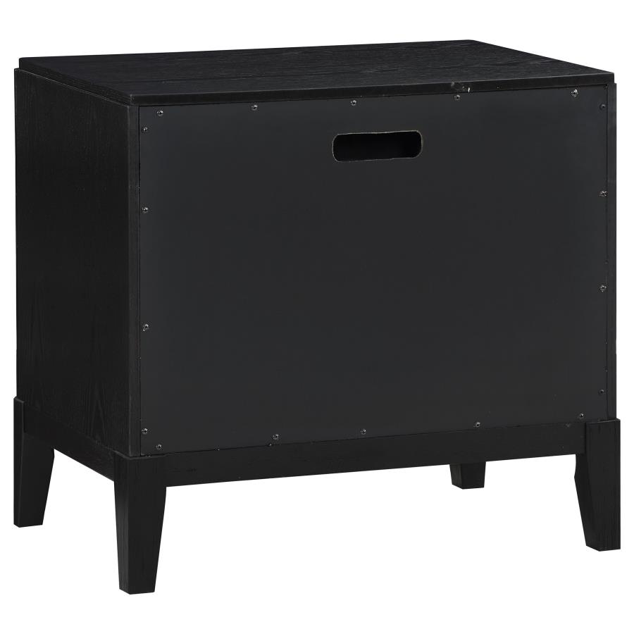 (image for) Brookmead 2-drawer Nightstand Black