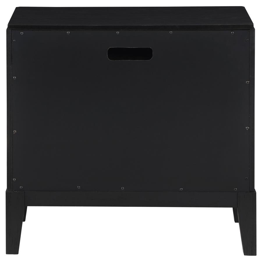 (image for) Brookmead 2-drawer Nightstand Black