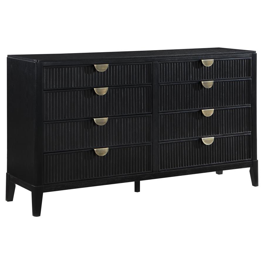 (image for) Brookmead 8-drawer Dresser Black - Click Image to Close