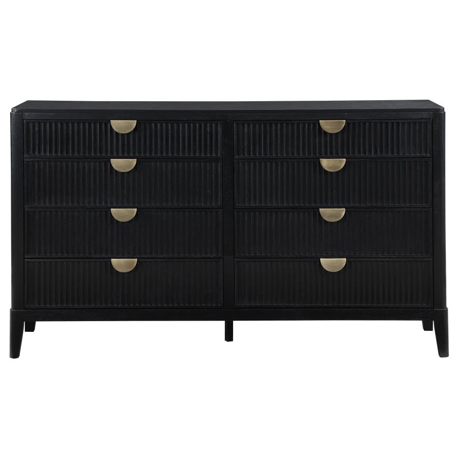 (image for) Brookmead 8-drawer Dresser Black