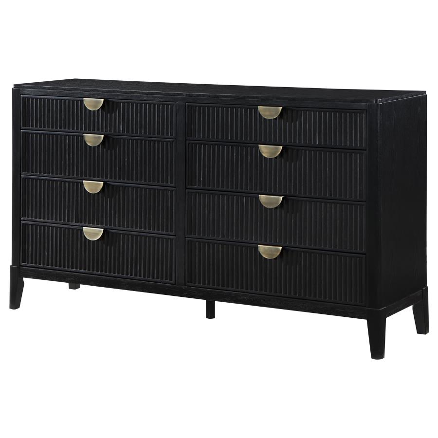 (image for) Brookmead 8-drawer Dresser Black