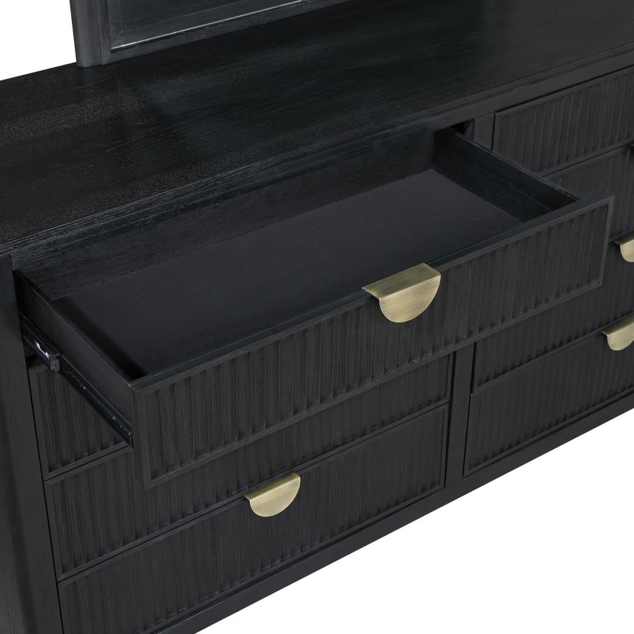 (image for) Brookmead 8-drawer Dresser Black