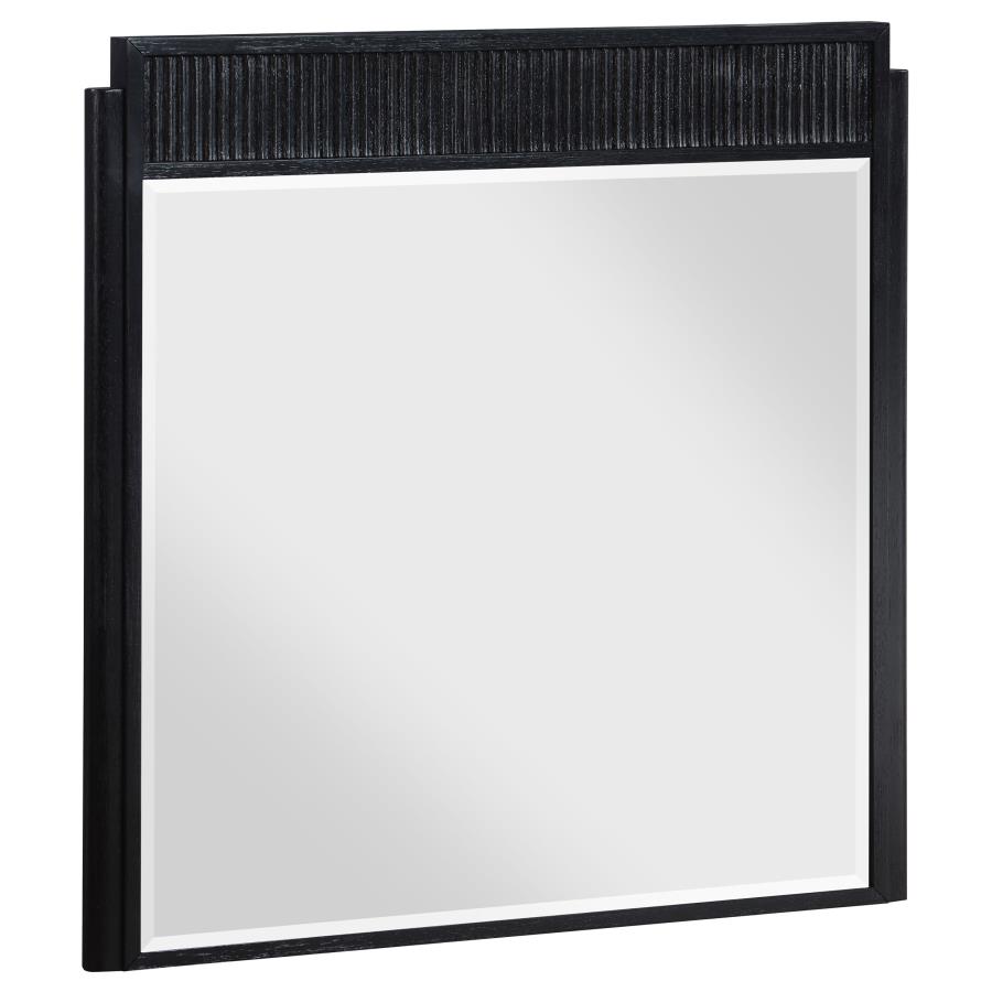 (image for) Brookmead Dresser Mirror Black - Click Image to Close