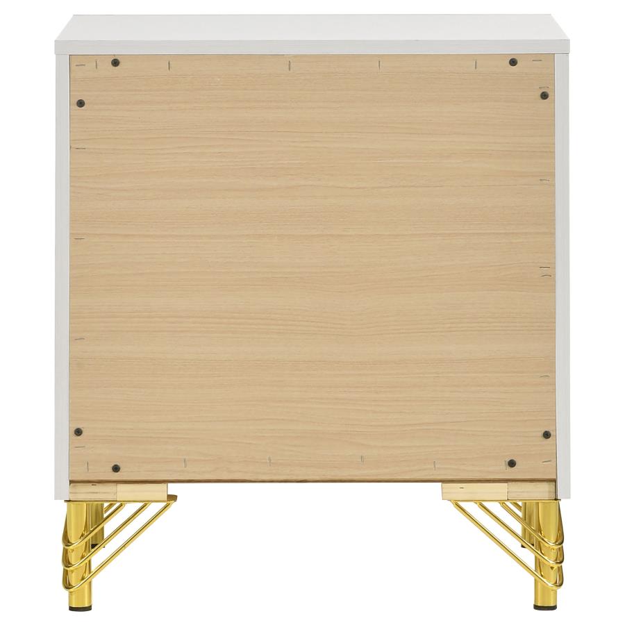 (image for) Lucia 2-drawer Nightstand White 