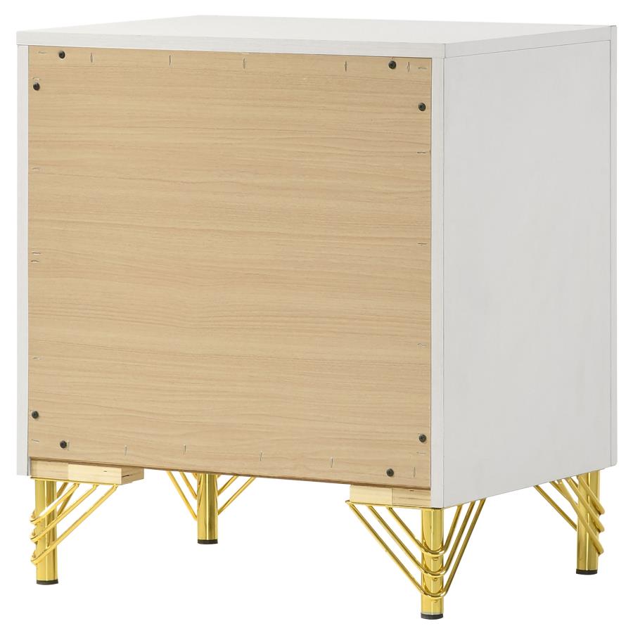 (image for) Lucia 2-drawer Nightstand White 