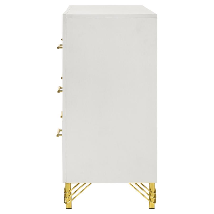 (image for) Lucia 6-drawer Dresser Cabinet White