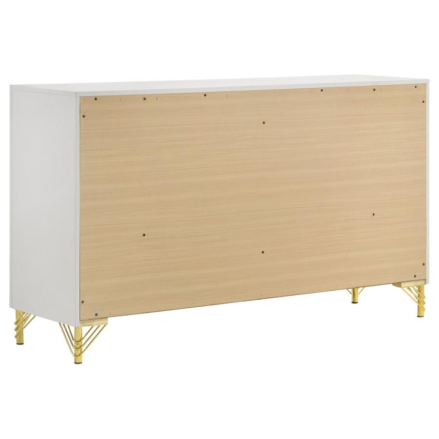 (image for) Lucia 6-drawer Dresser White 