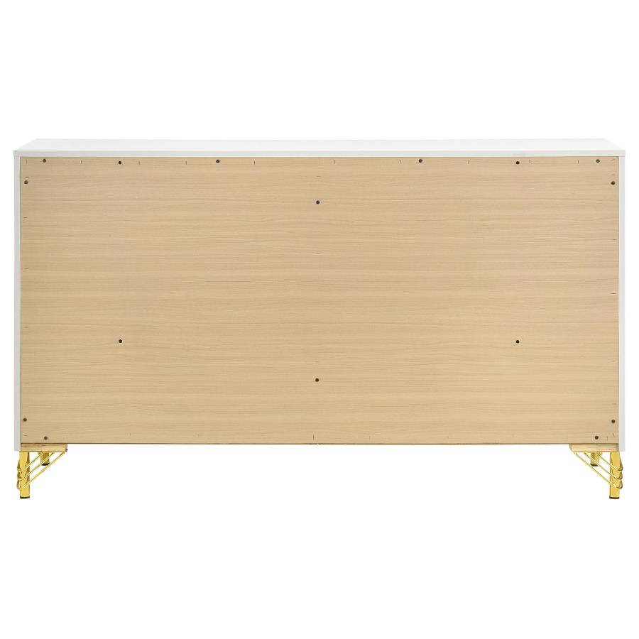 (image for) Lucia 6-drawer Dresser White 