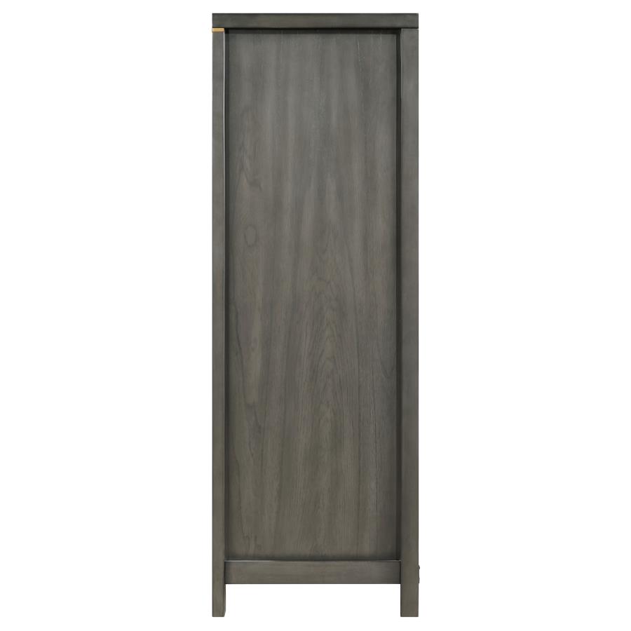 (image for) Kieran 5-drawer Bedroom Chest Grey