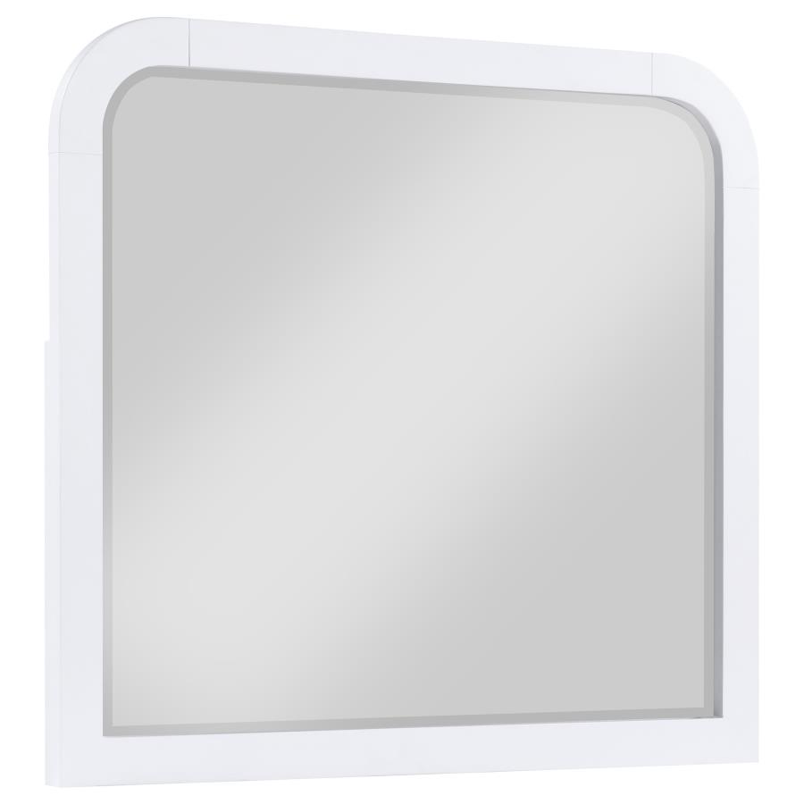 (image for) Anastasia Dresser Mirror Pearl White - Click Image to Close