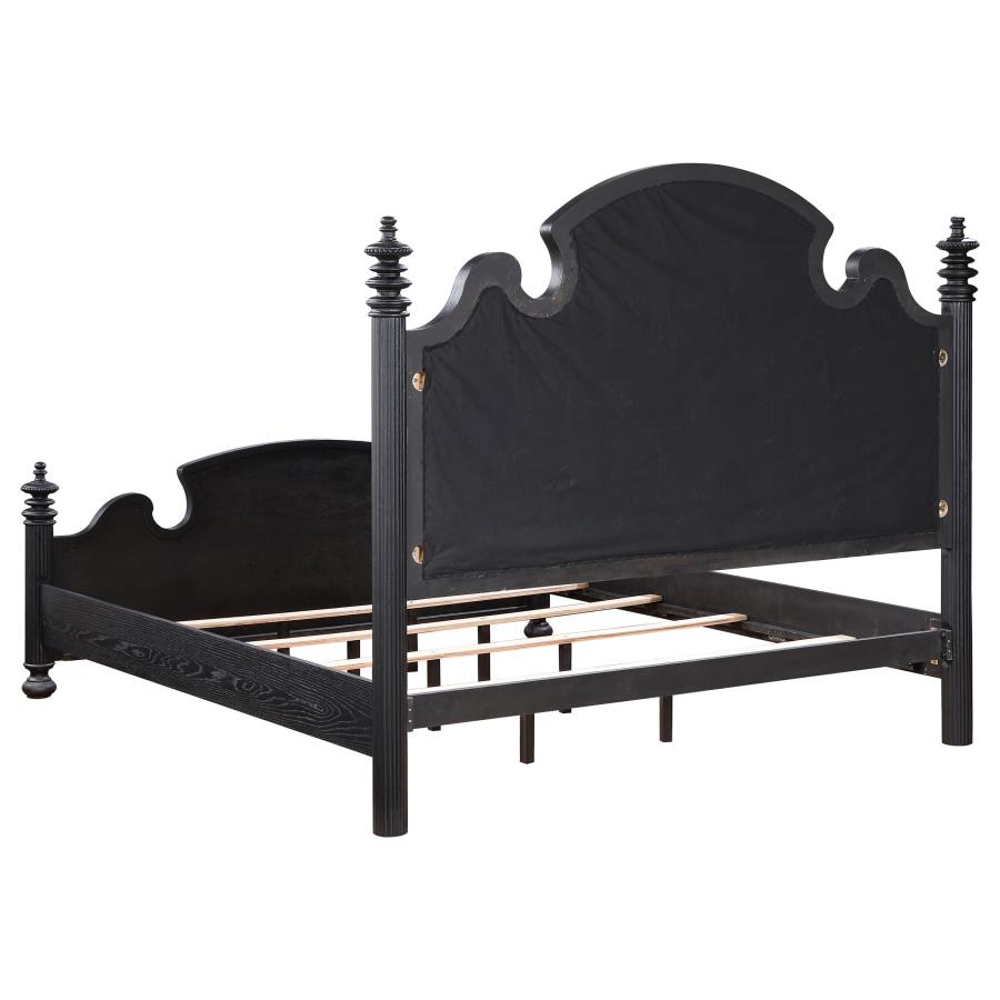 (image for) Celina 4-piece Eastern King Bedroom Set Black