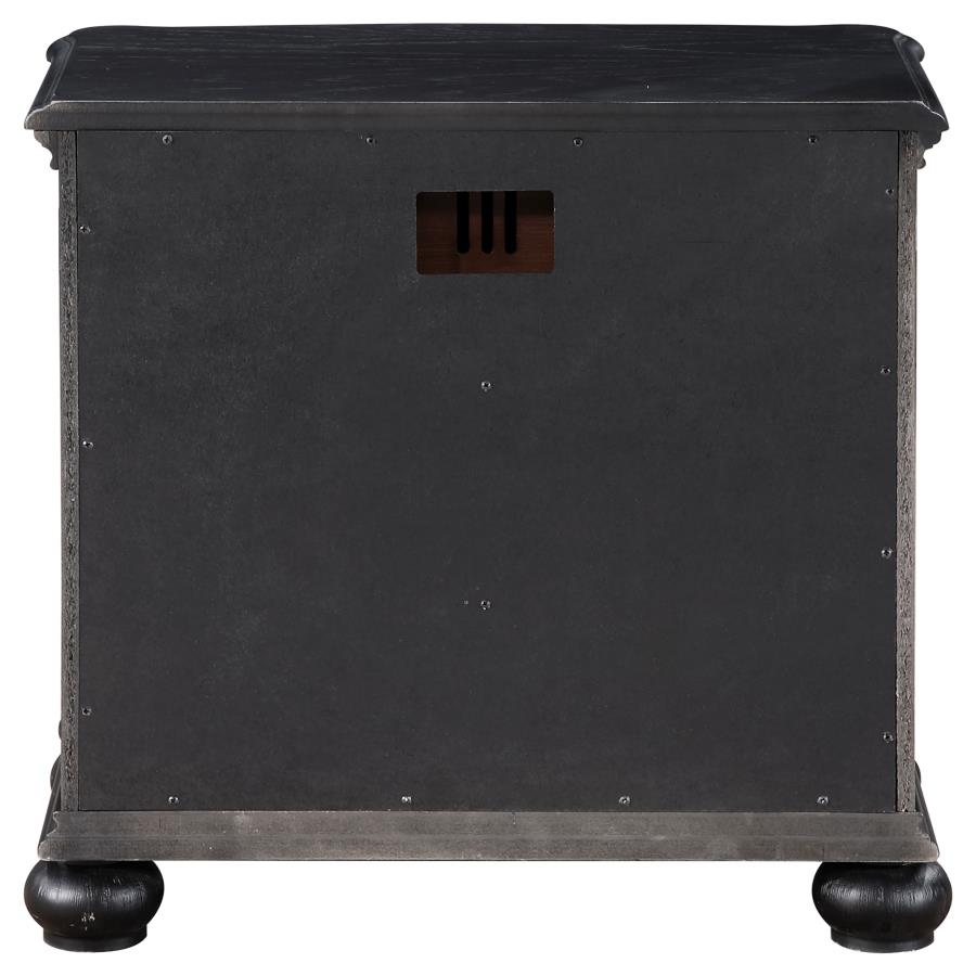 (image for) Celina 3-drawer Nightstand Black