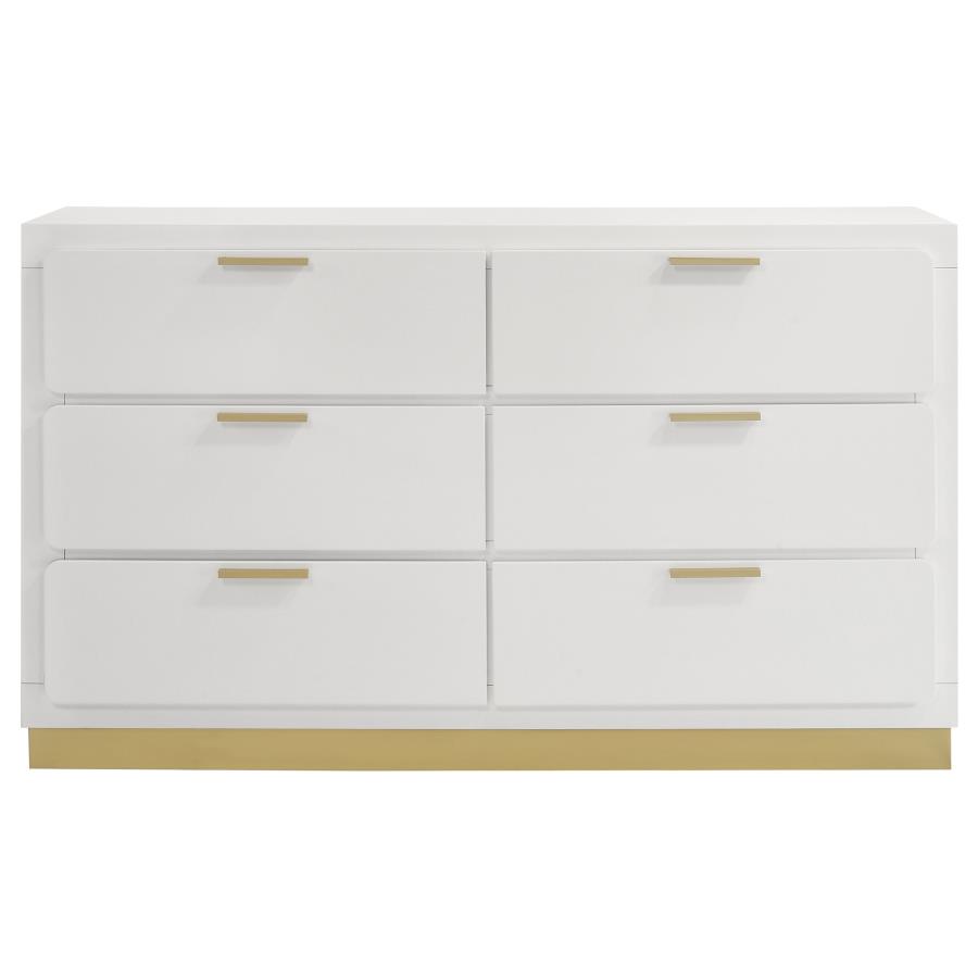 (image for) Caraway 6-drawer Dresser White