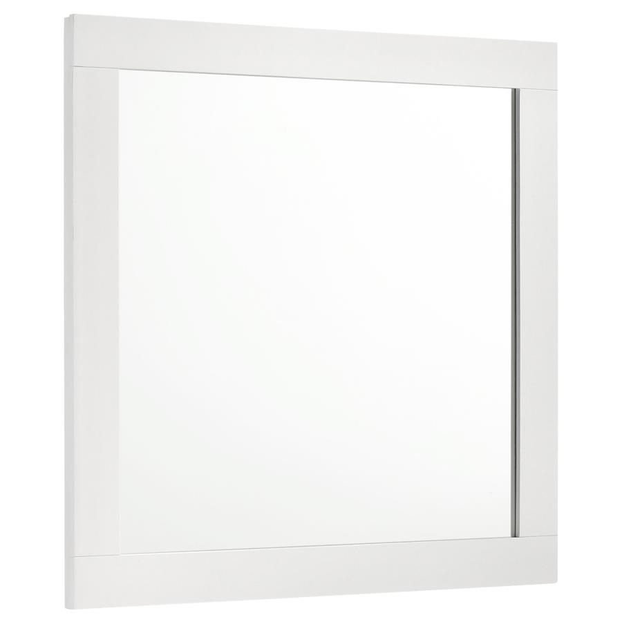 (image for) Caraway Dresser Mirror White - Click Image to Close