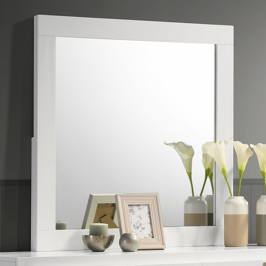 (image for) Caraway Dresser Mirror White