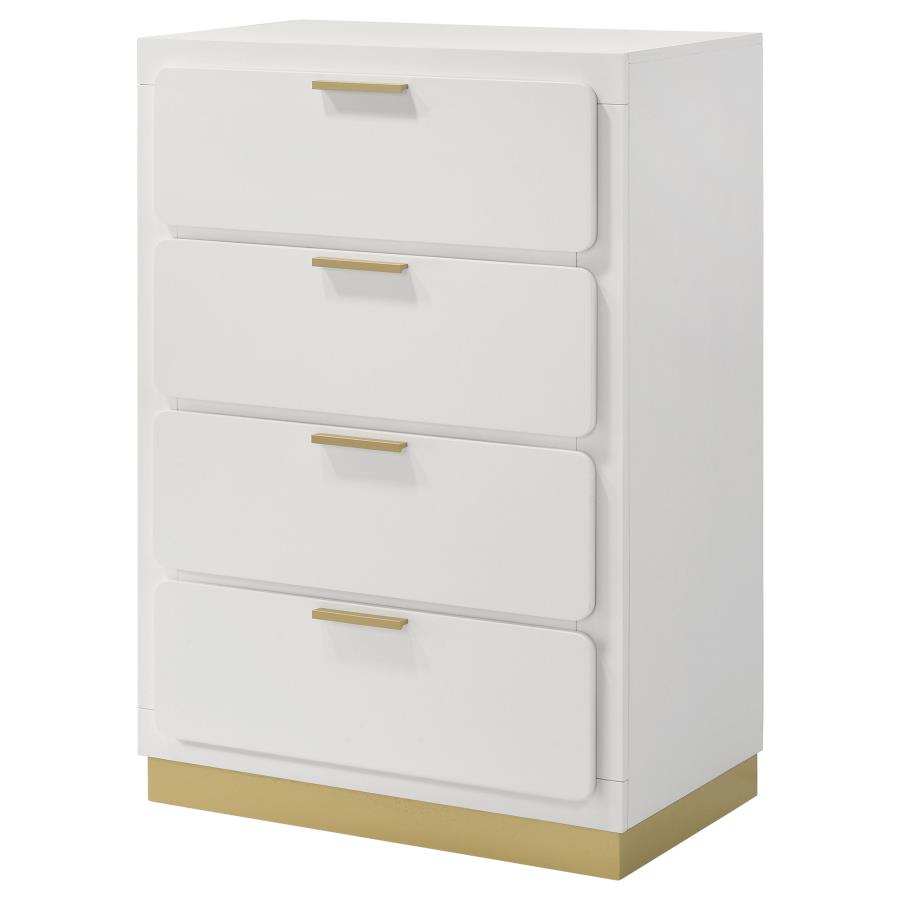 (image for) Caraway 4-drawer Bedroom Chest White