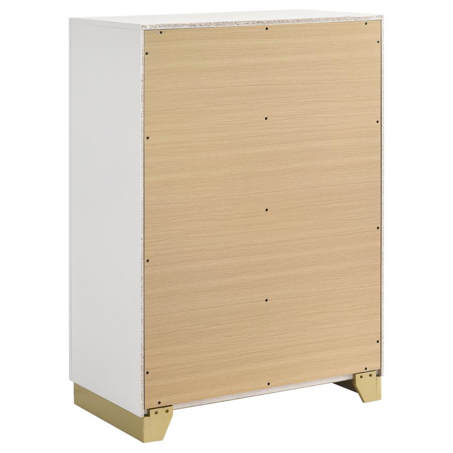 (image for) Caraway 4-drawer Bedroom Chest White