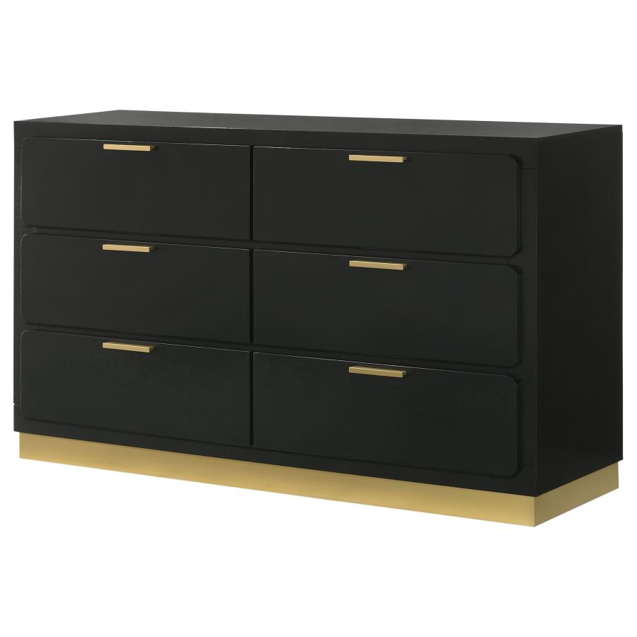 (image for) Caraway 6-drawer Dresser Black