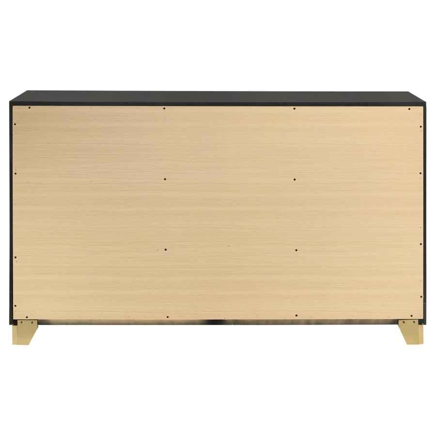 (image for) Caraway 6-drawer Dresser Black