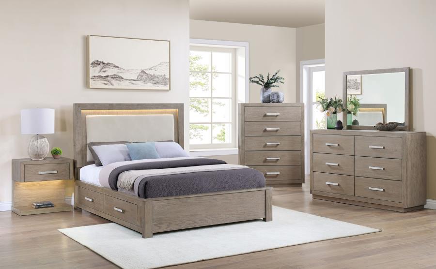 (image for) Kenora 5-piece California King Bedroom Set Barley Brown