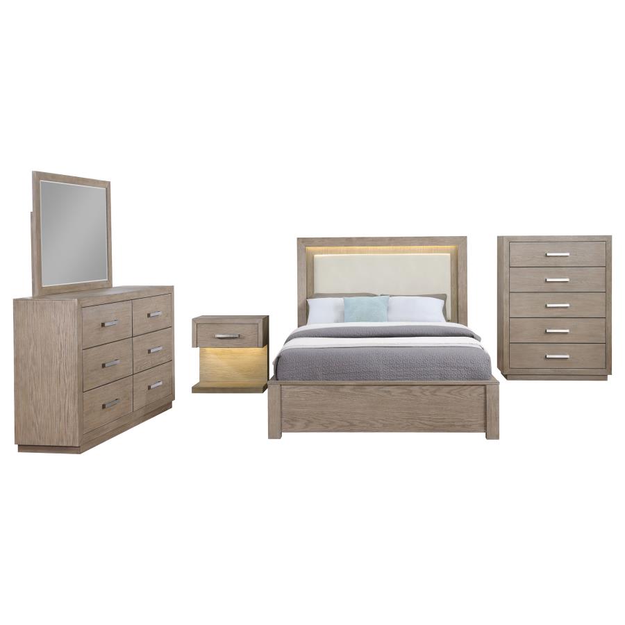 (image for) Kenora 5-piece California King Bedroom Set Barley Brown