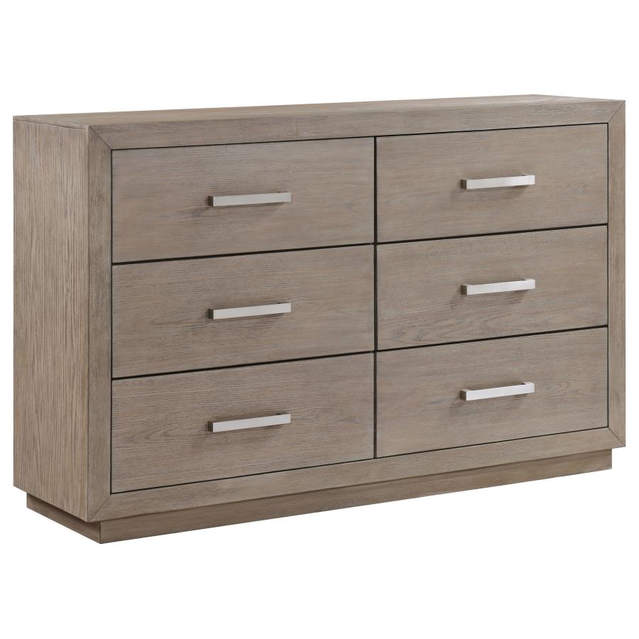 (image for) Kenora 6-drawer Dresser Barley Brown