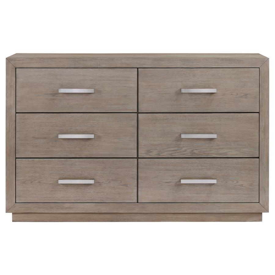 (image for) Kenora 6-drawer Dresser Barley Brown