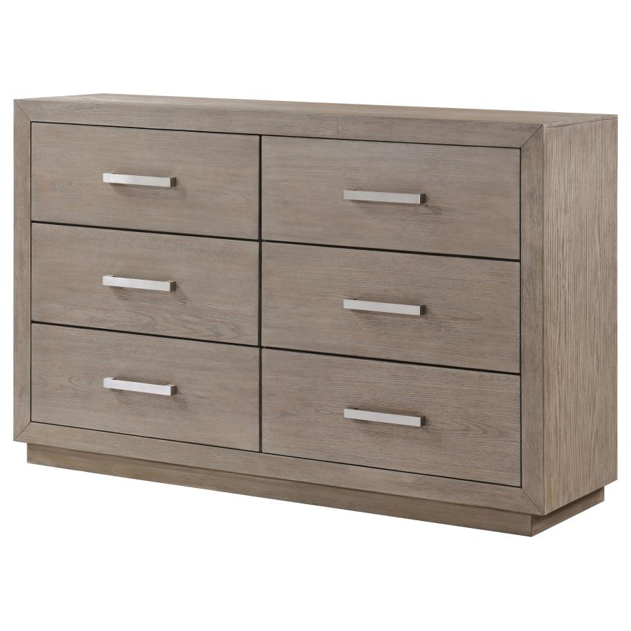 (image for) Kenora 6-drawer Dresser Barley Brown