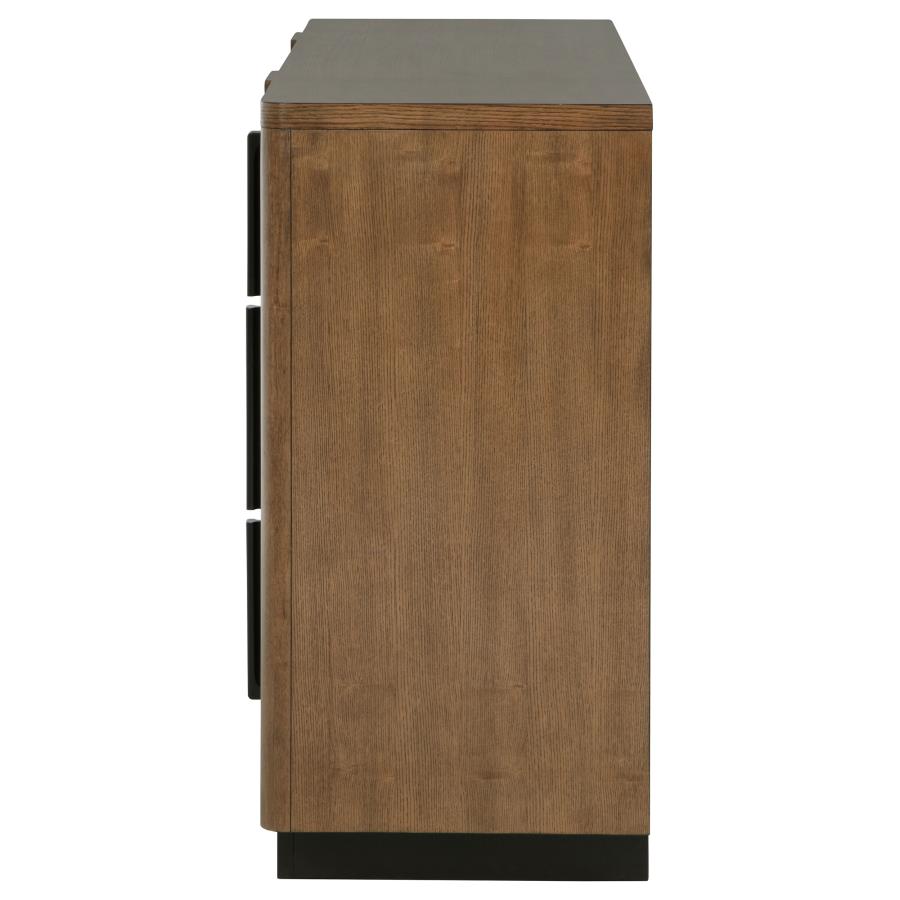 (image for) Terrace 6-drawer Dresser Cabinet Ash Brown