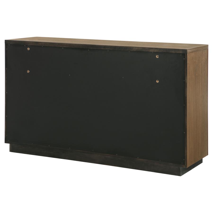 (image for) Terrace 6-drawer Dresser Cabinet Ash Brown