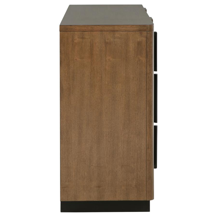 (image for) Terrace 6-drawer Dresser Cabinet Ash Brown