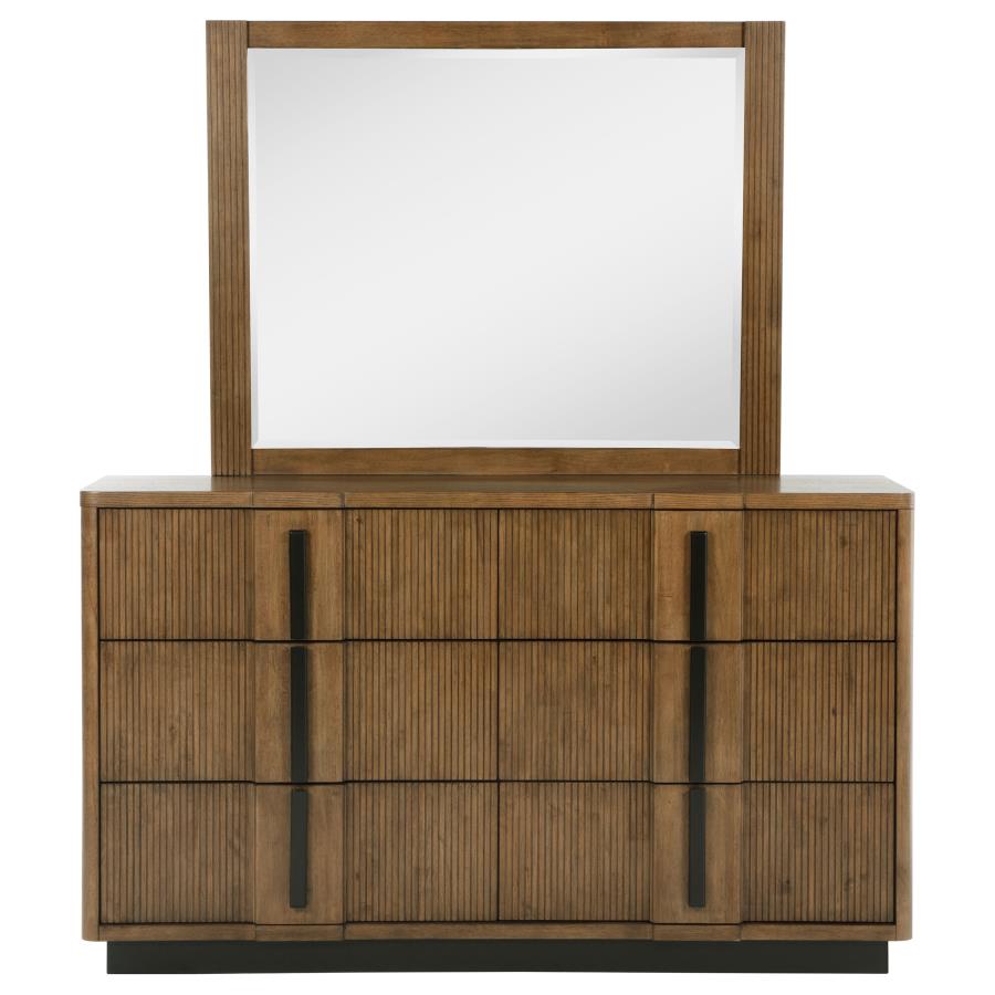 (image for) Terrace 6-drawer Dresser and Mirror Ash Brown