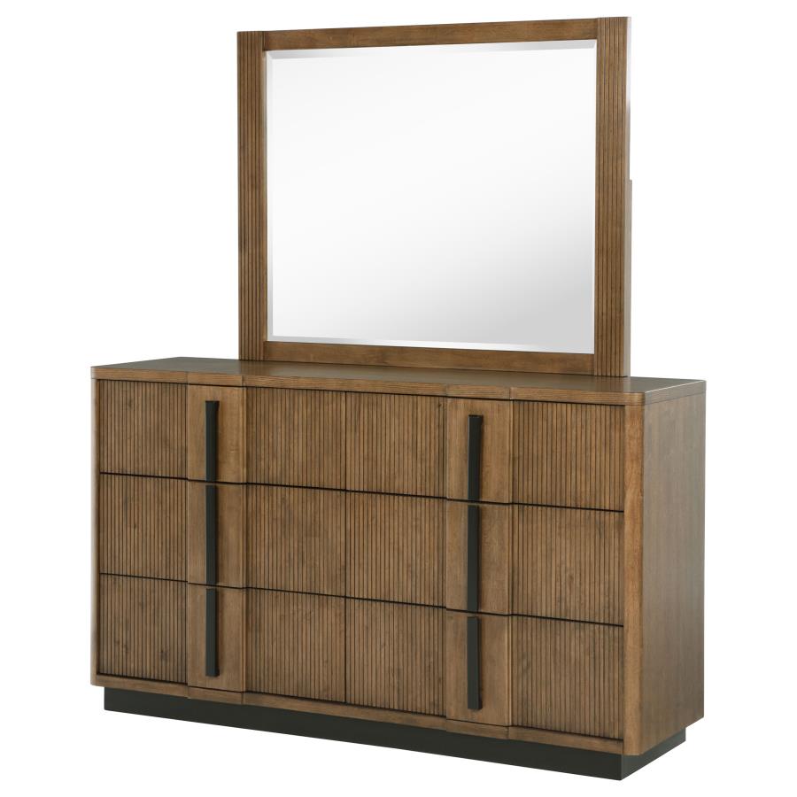 (image for) Terrace 6-drawer Dresser and Mirror Ash Brown